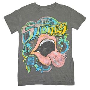The Rolling Stones Some Girls Graphic T-Shirt Gray XXS Youth 2024 Concert Tour